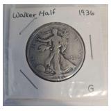 1936 Walker Half Dollar