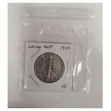 1945 G Walker Half Dollar