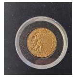 US Indian Heaf Gold Coin - 1911D XF45 $2.50 Quarter Eagle