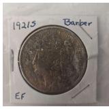1921S EF  Barber One Dollar