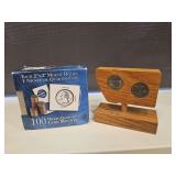 Montana 2007 Quarter, 2011 Glacier Quareter - Im Montana State Shaped Wood Holder, Box of 100 2"x2" Nickel or Quater Coin Mounts