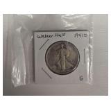 1941D G Walker Half Dollar
