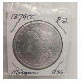 1879CC F12 Morgan 256 One Dollar