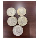 1968 JF Kennedy Half Dollars