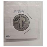 No Date #4 Quarter Dollar