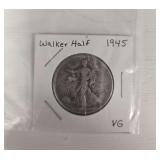 1945 VG Walker Half Dollar