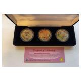 Peanuts 24KT Gold plated Half Dolls