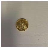 2019 Liberty 1/10 Fine Gold 5 Dollar Coin