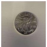 2001 Liberty Silver Dollar