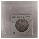 1943 VG Walking Half Dollar