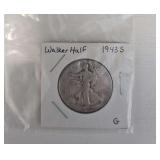 1943S Walker Half Dollar