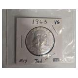 1963 VG #14 TED Half Dollar