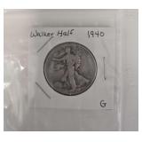 1940 G Walker Half Dollar
