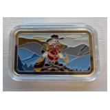 SCROOGE McDuck 1oz. .999 Silver Bar