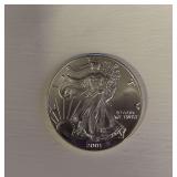 2001 Liberty Silver Dollar