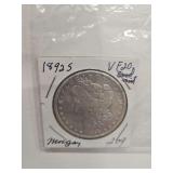 1892S VF20 Morgan 209 One Dollar