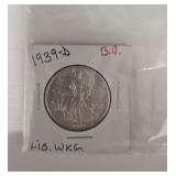 1939-D BU Liberty Walker Half Dollar