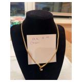 14k B 30 Necklace