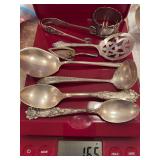 Various Sterling Flatware Pieces,  napkin ring