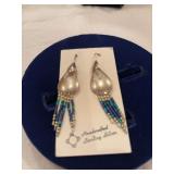 Handcrafted Sterling Silver Pierced Earrings