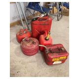 Gas cans-some have gas in them