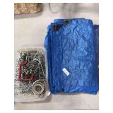 Tarp, Peg board hooks