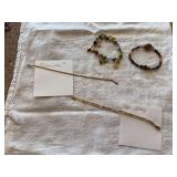 Bracelets, two marked