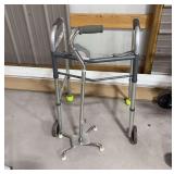 Walker, cane