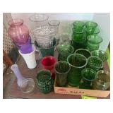 Vases of all sizes and colors