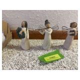 3 Willow tree angels