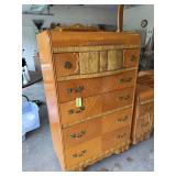 5 drawer waterfall front chest of drawers 18D x 32L x 52H