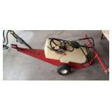 Fimco 14gal pull behind sprayer with boom
