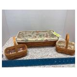 3 longaberger baskets as shown