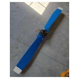 46" wood propeller blue