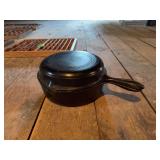 WagnerWare cast iron double skillet/chicken fryer No. 1402