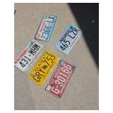Alaska arizona arkansas washington wisconsin license plates