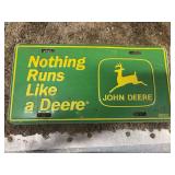 JD Nothing Runs Like a Deer plate