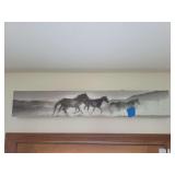 Horse Artwork  36x6
