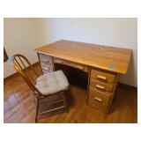Desk, 56x32x30, with Chair (Bring help to move)