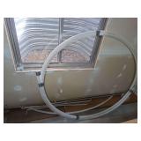 Drywall, hose shelves, curtain rods, curtain holders, check pictures,  stair carry