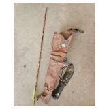 Knife, Vintage Gun Scavard, Arrow