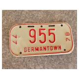 1977-1978 Germanton Plate