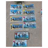 Wyoming license plates