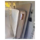 Full sized mattress Diamond Aire Crown Imperial with hollywood frame and wood frame for a bunk bed  - ALTERNATE LOCATION IN SALMON