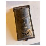 Antique?? Cast iron post box, mail box