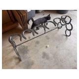 Horse shoe boot holder