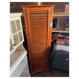 Small office storage cabinet with two lower file drawers - 22 x 16 x 65