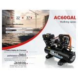 60 Gallon High Performace Air Compressor.