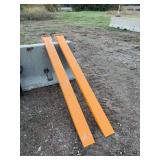 Pallet Forks Extensions WOLVERINE EX-66-78L Skid Steer Pallet Forks Extensions  78"
