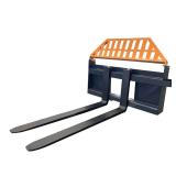 SKID STEER PALLET FORK MANUAL ADJUST WOLVERINE